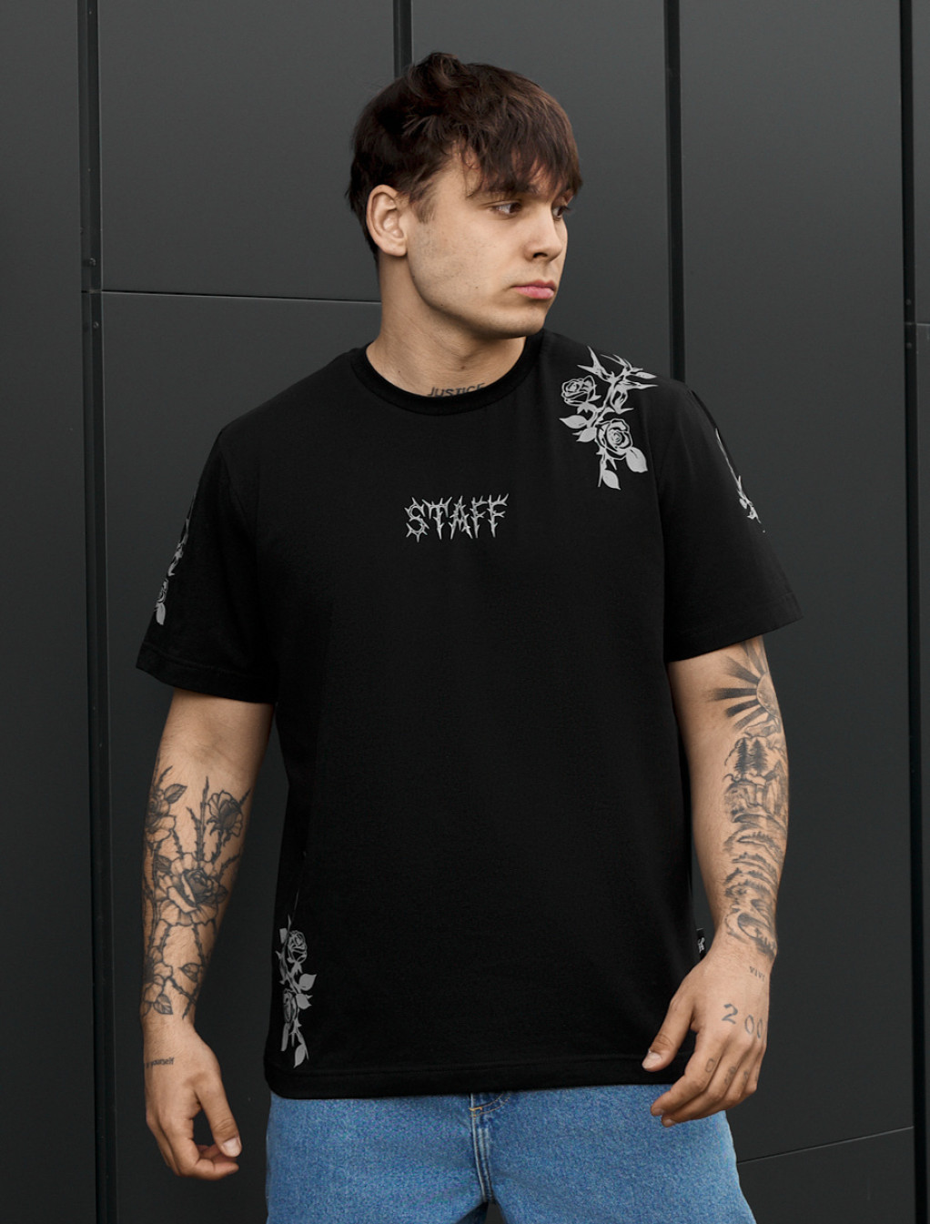 Koszulka Staff logo & flowers