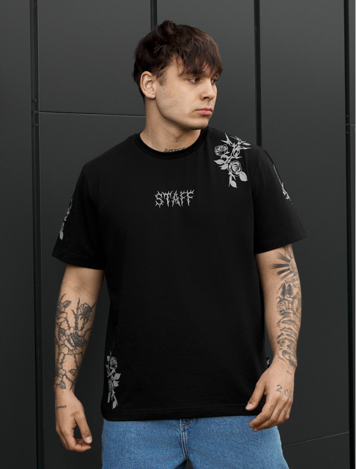 Koszulka Staff logo & flowers