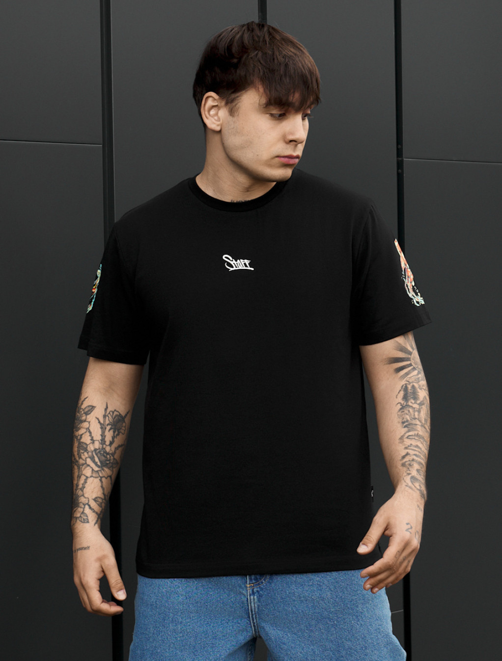 Koszulka Staff logo & fish