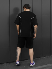 Komplet koszulka + spodenki Staff bor black