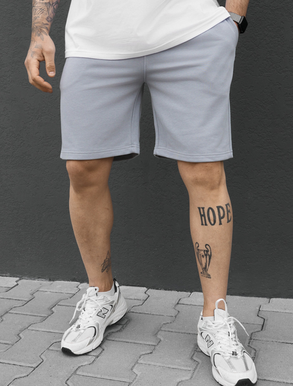 Spodenki Staff tor light gray