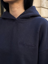 Dres Staff logo navy oversize fleece