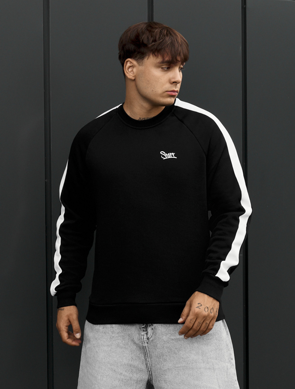 Bluza Staff black line logo fleece