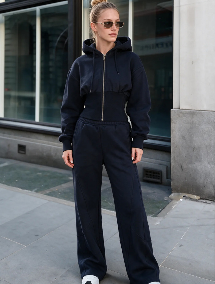 Dres Staff mie navy fleece