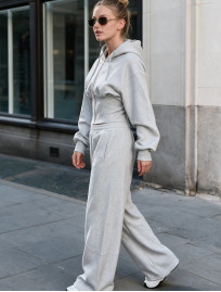 Dres Staff mie light gray melange fleece