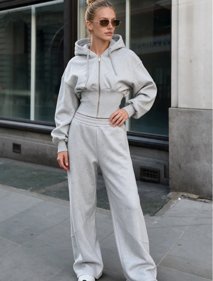 Dres Staff mie light gray melange fleece