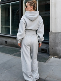 Dres Staff mie light gray melange fleece