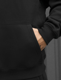 Dres Staff ik black oversize fleece