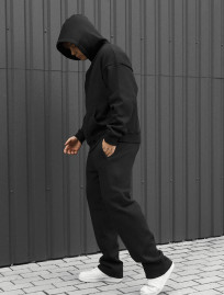 Dres Staff ik black oversize fleece