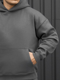 Dres Staff ik gray oversize fleece