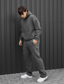 Dres Staff ik gray oversize fleece