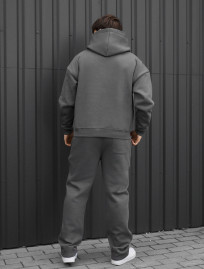 Dres Staff ik gray oversize fleece