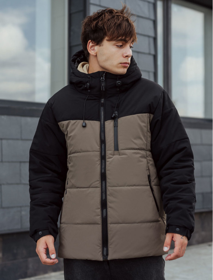 Kurtka zimowa Staff pl khaki & black
