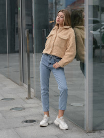 Damskie futro Staff rio beige