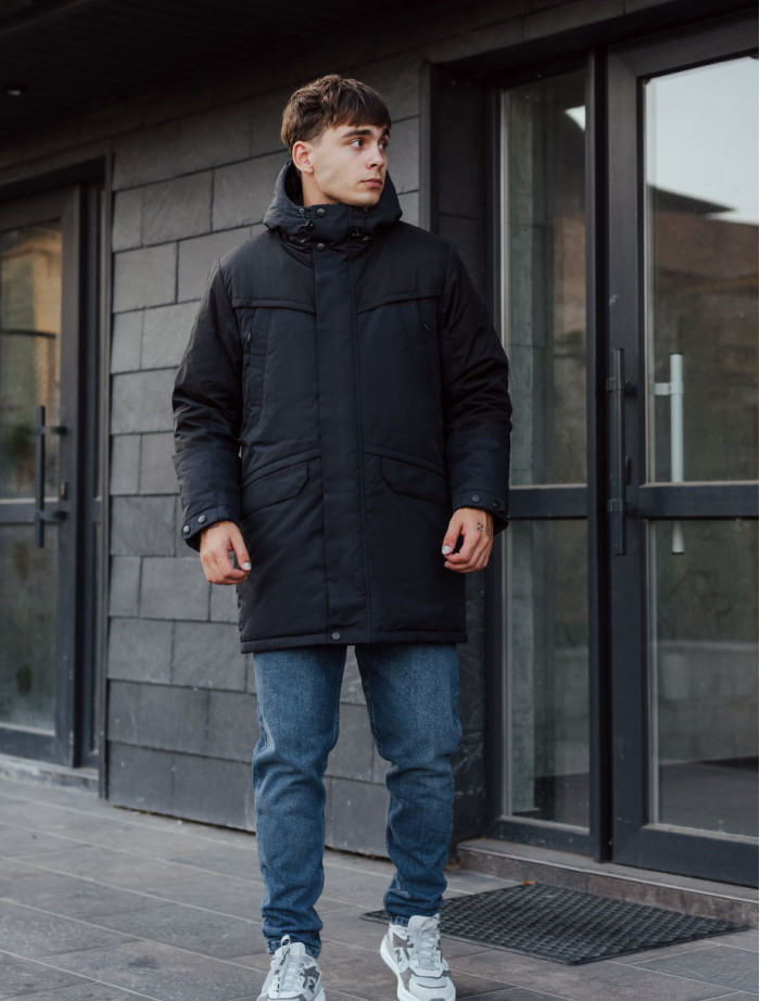 Zimowa parka Staff sta navy & black