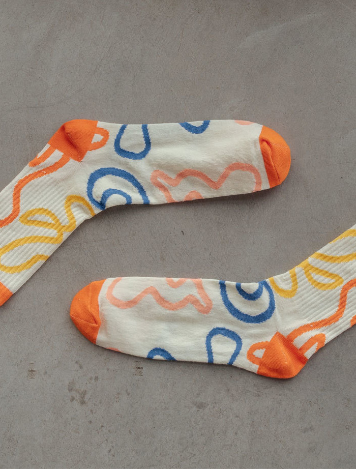 Skarpety Staff lines