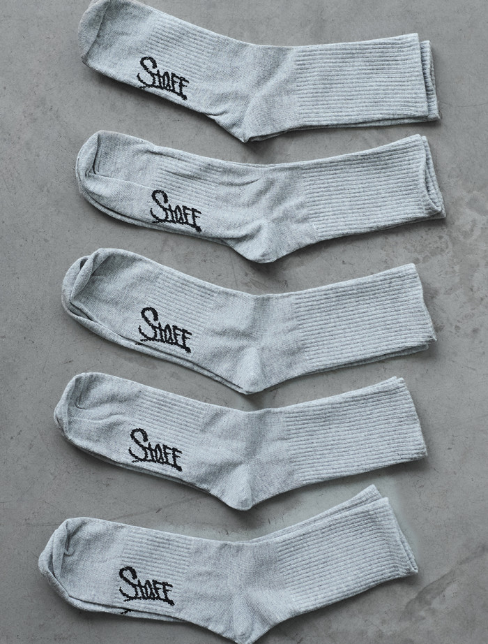 Skarpety Staff gray 5 par long (р.39-42)