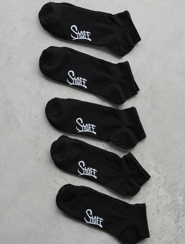 Skarpetki Staff black 5 par short (р.43-46)