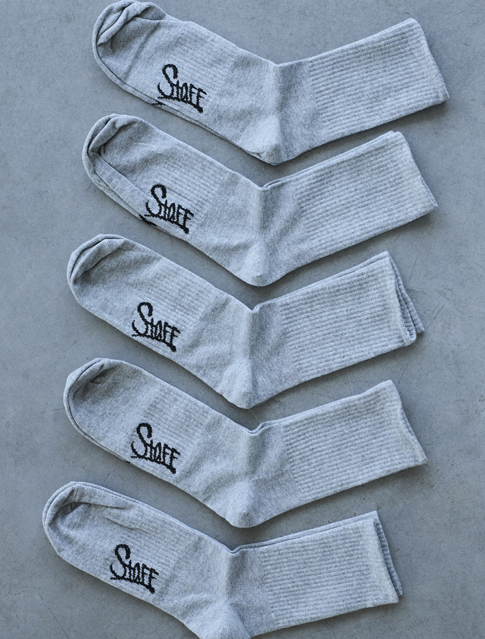 Skarpety Staff gray 5 par long (r.43-46)