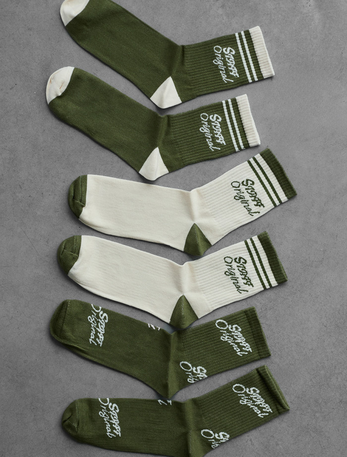 Skarpety Staff light beige & khaki original (trzy pary)