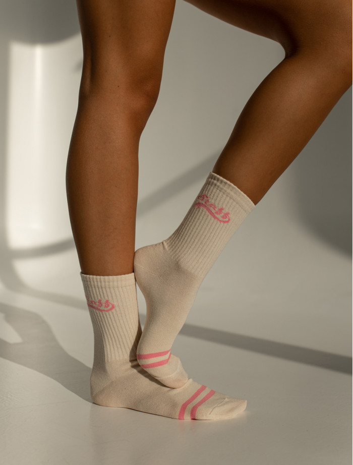 Skarpety damskie Staff milk logo