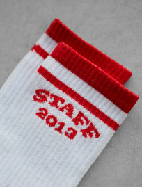 Skarpety Staff 2013 white & red