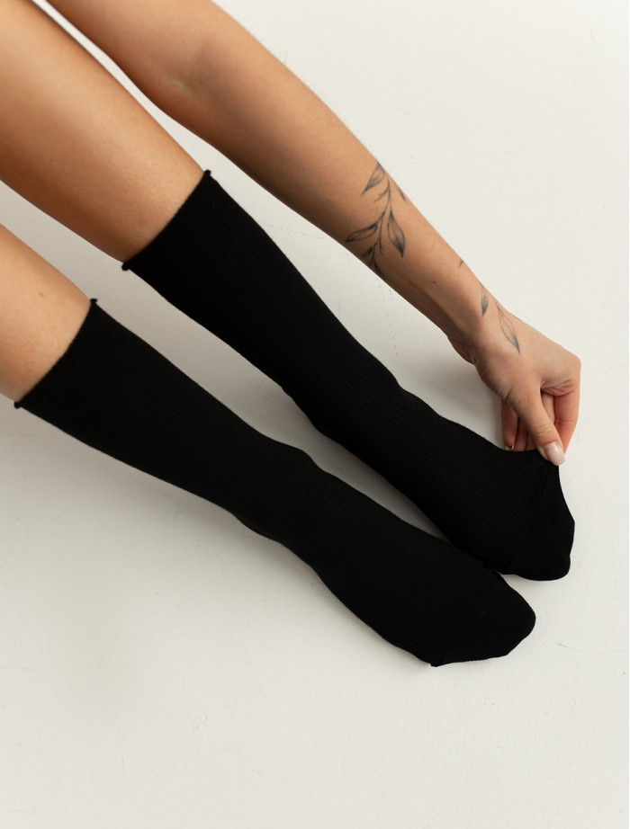 Skarpety damskie Staff black