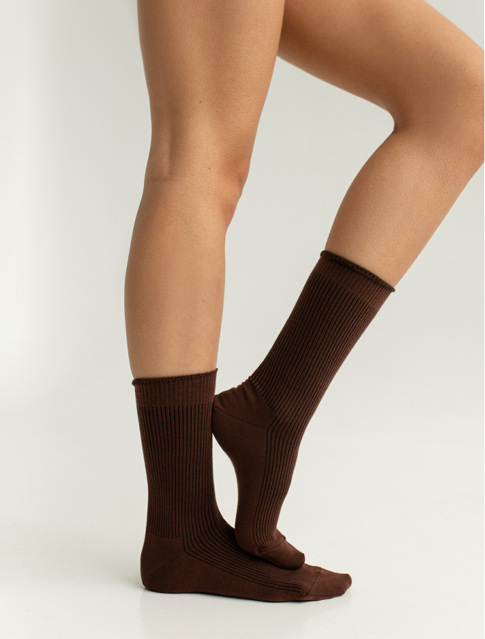 Skarpety damskie Staff brown