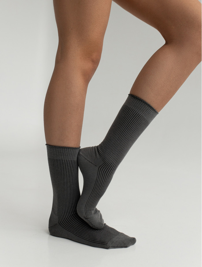 Skarpety damskie Staff dark gray