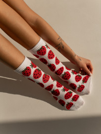 Skarpety damskie Staff strawberry