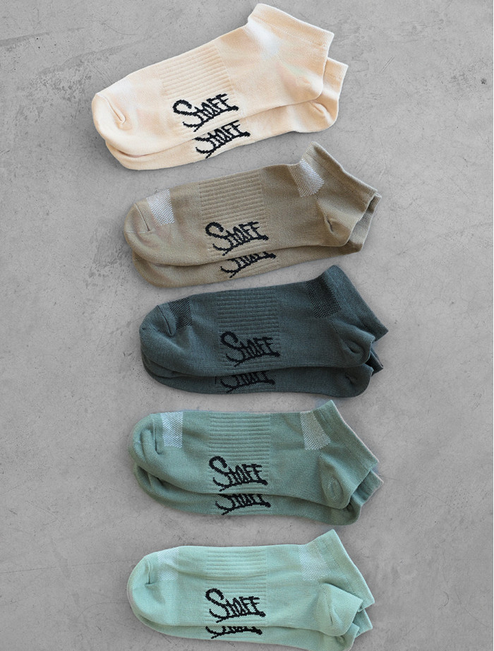 Skarpety Staff colorblock short pięć par (r.39-42)