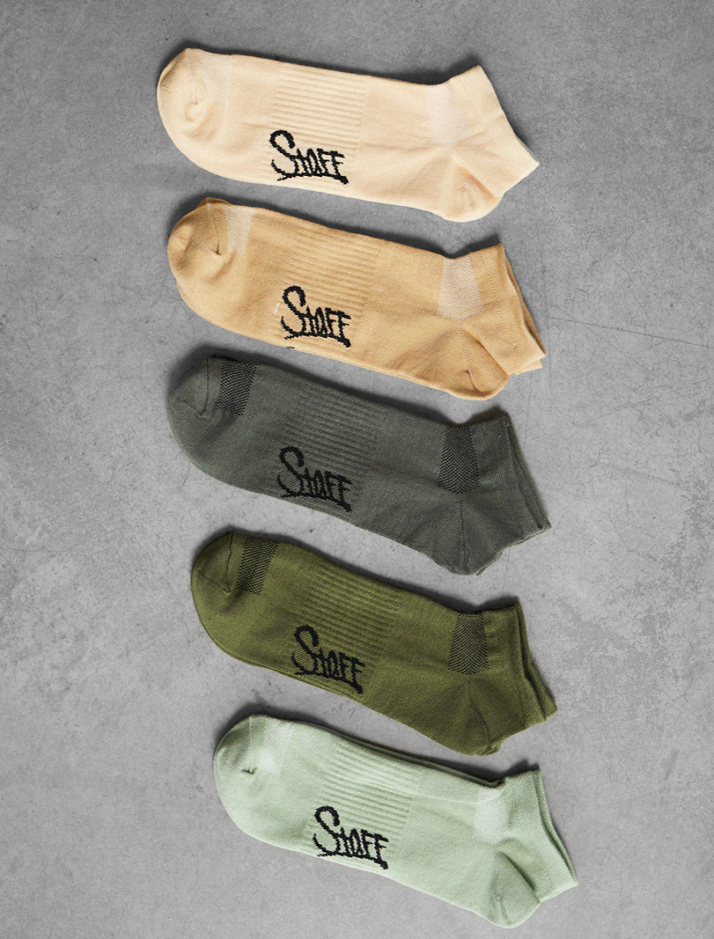 Skarpety Staff colorblock short 5 par (r. 43-46)