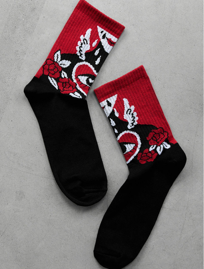 Skarpety Staff heart & rose