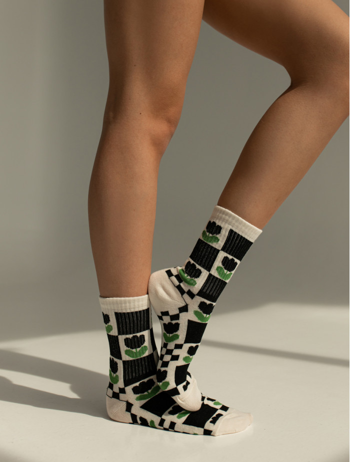 Skarpety Staff black flower