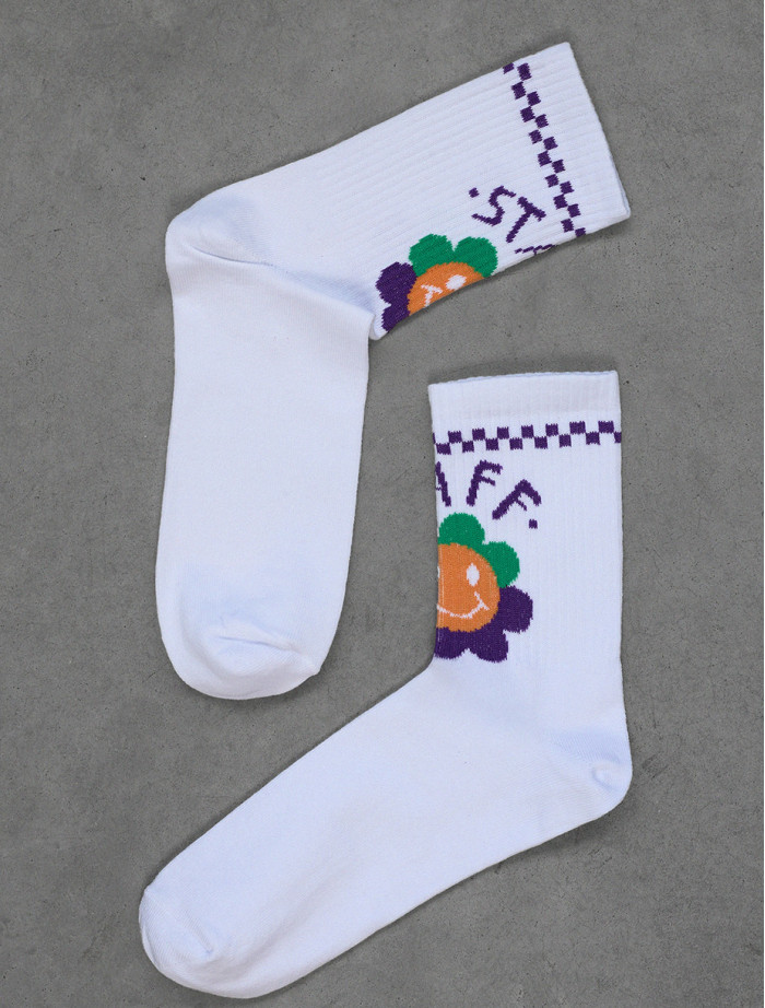 Skarpety Staff smile flower