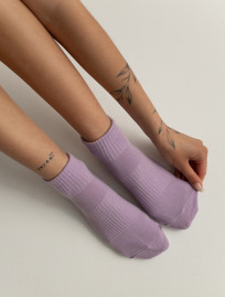 Skarpety Staff peach/violet/green 36-39 (trzy pary)