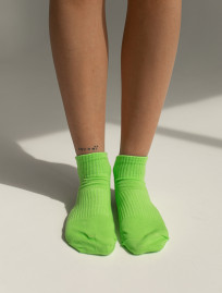 Skarpety Staff peach/violet/green 36-39 (trzy pary)