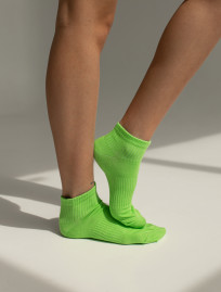 Skarpety Staff peach/violet/green 36-39 (trzy pary)