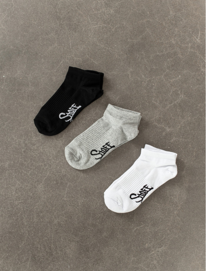 Skarpety Staff white/black/gray 36-39 (trzy pary)