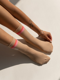 Skarpety Staff mix beige (r.36-39) (trzy pary)