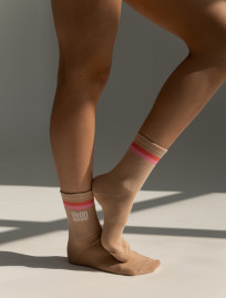 Skarpety Staff mix beige (r.36-39) (trzy pary)