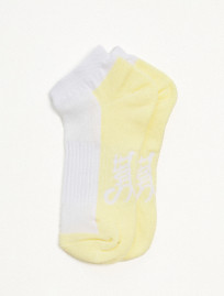 Skarpety damskie Staff white & lime