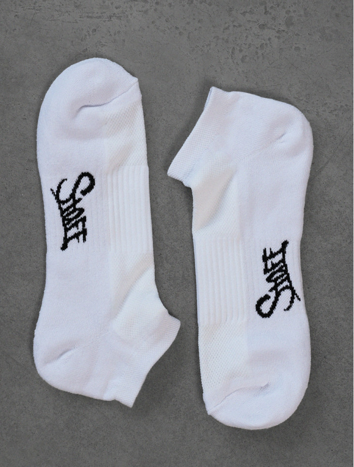 Skarpety Staff white logo