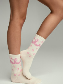 Skarpety Staff milk & pink