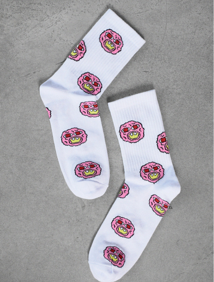 Skarpety Staff pink face