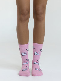 Skarpety Staff kitty & hearts pink