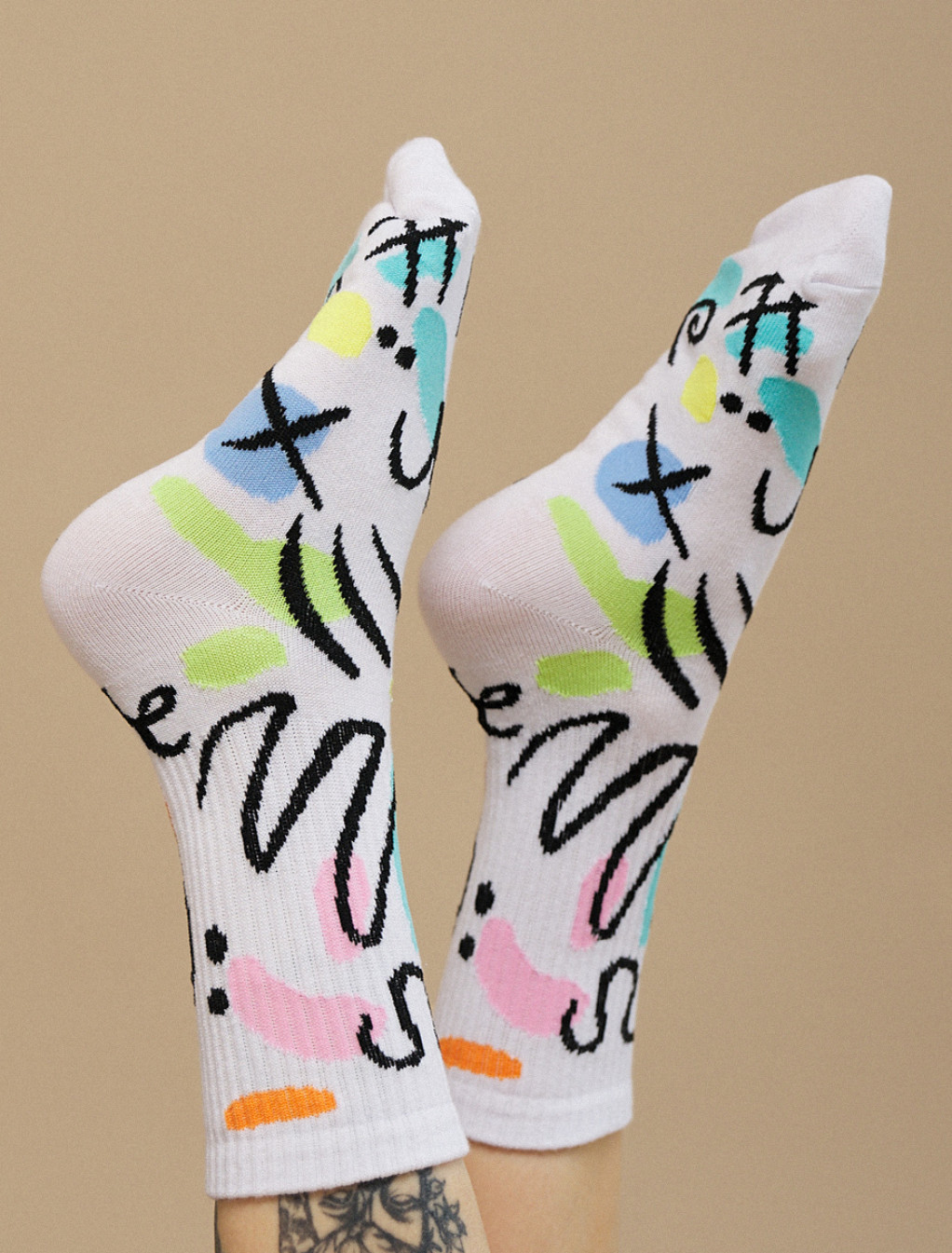 Skarpety Staff lines