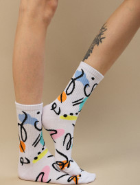 Skarpety Staff lines