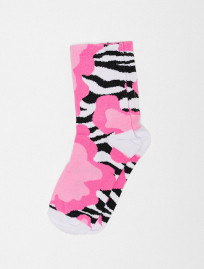 Skarpety Staff pink & zebra