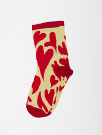 Skarpety Staff red hearts